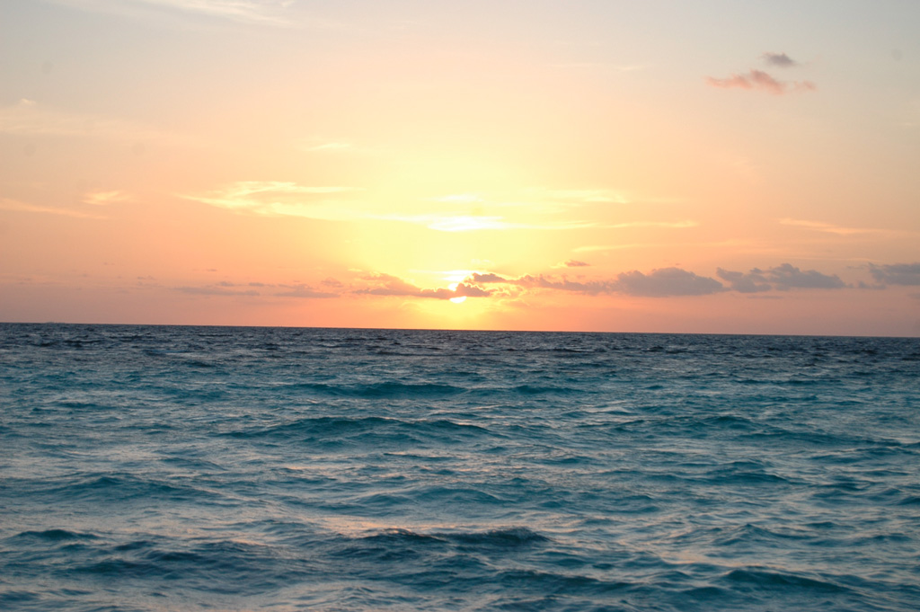 Tramonto sull'oceano - Maldive