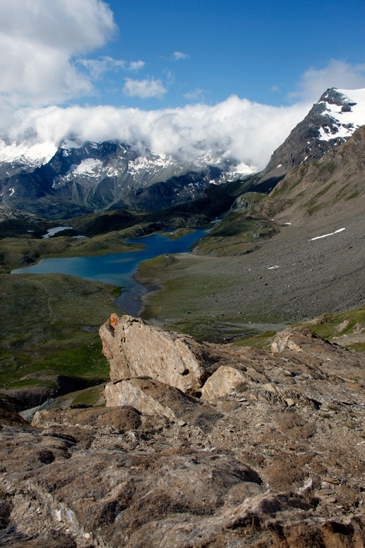 Sulle cime del gran paradiso