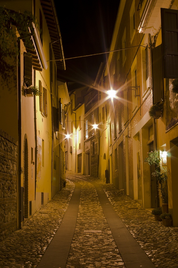 Dozza by night