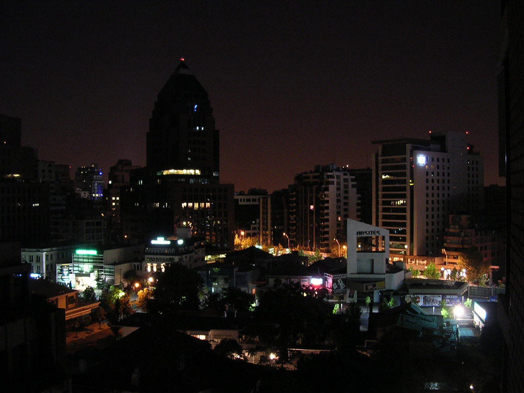 Santiago by night