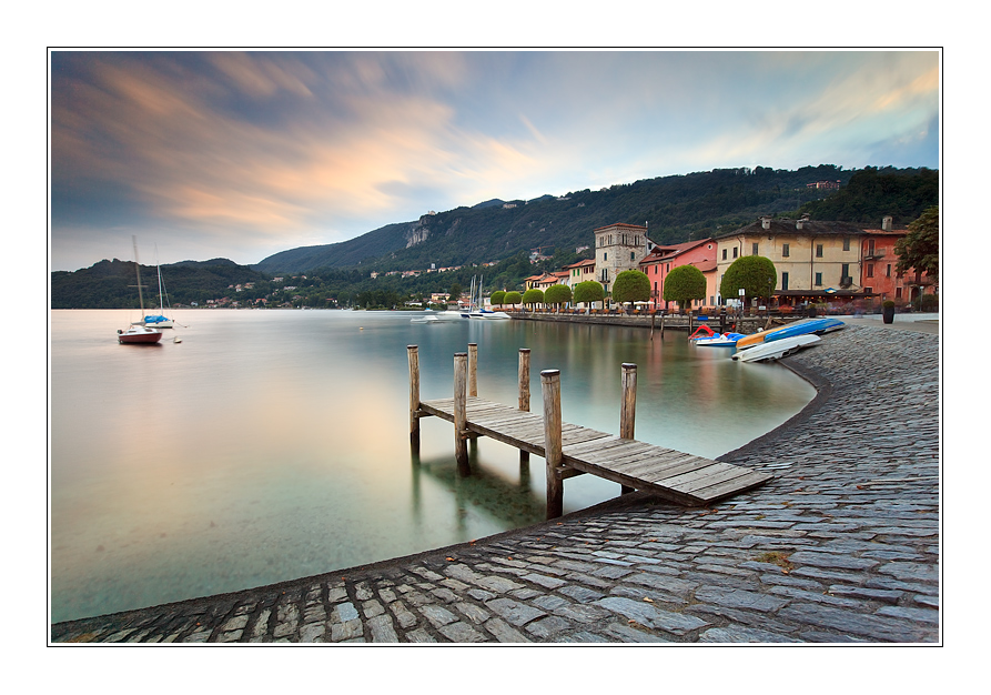 Cartolina di saluti dal lago d'Orta