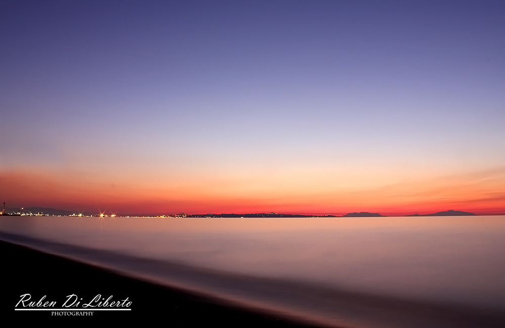 Dipinto di un tramonto