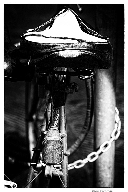 La vecchia cara biciletta.