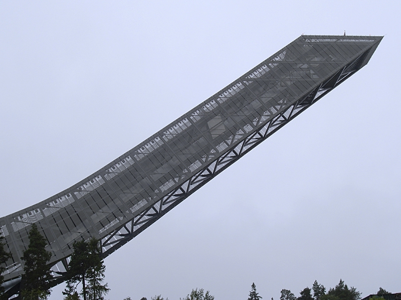 Oslo - Trampolino olimpico salto con gli sci