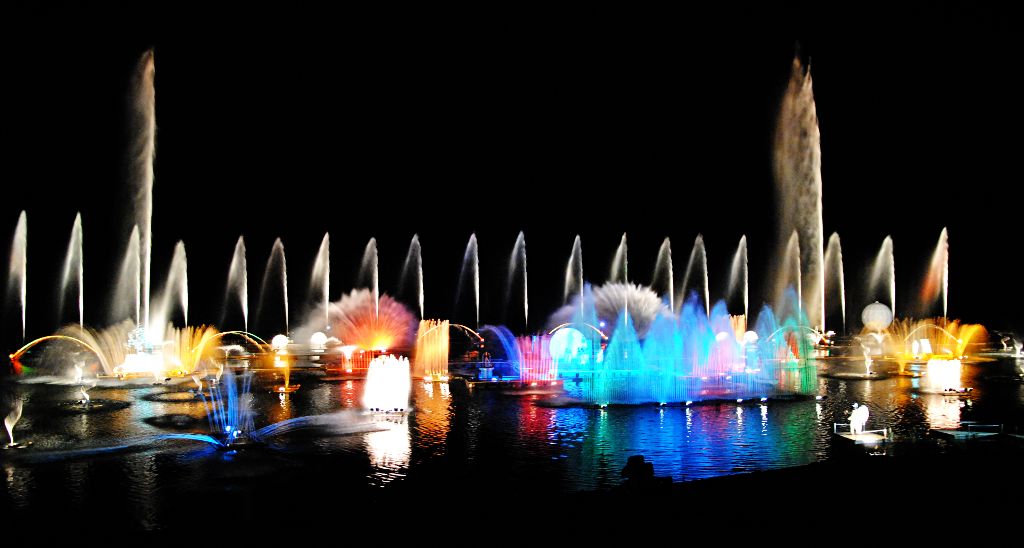 Lo spettacolo dell'acqua