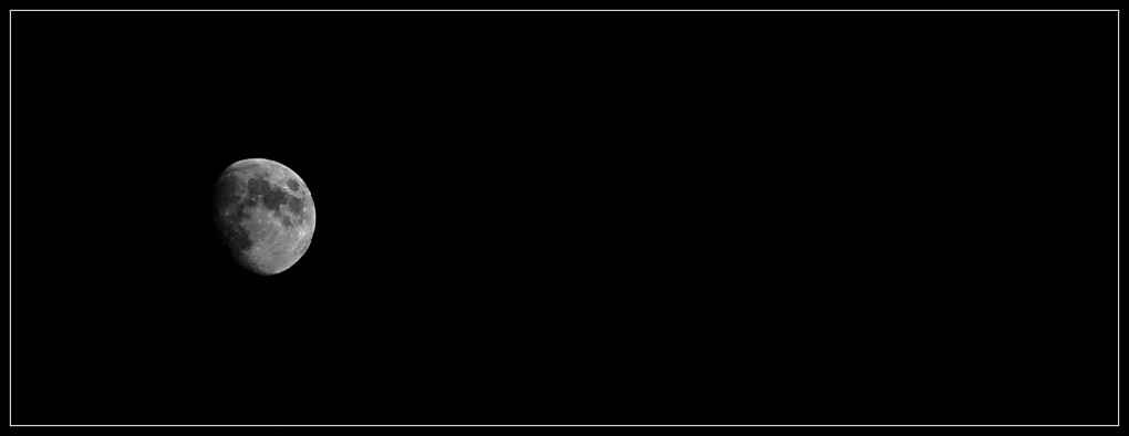 La mia luna con un 105 mm