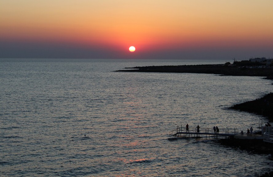 Tramonto salentino.