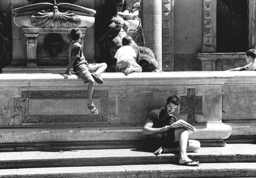 La fontana della piazza