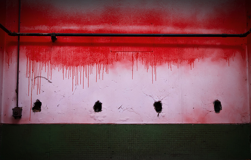 Bleeding Wall...