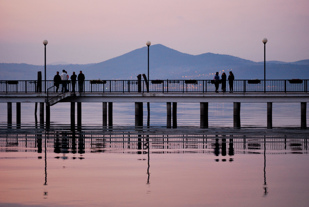 Riflessi al tramonto