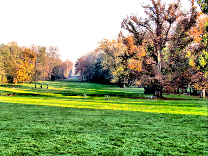 il giardino della villa reale