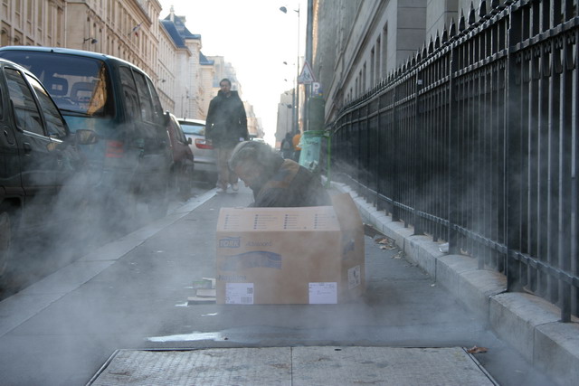 Barbone sulle strade di Parigi