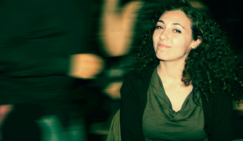 Chiara, one evening at the pub..