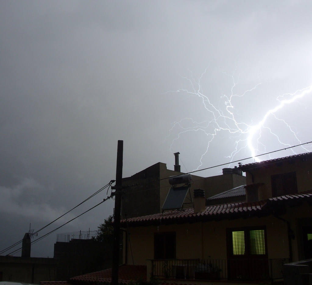 il mio primo fulmine..