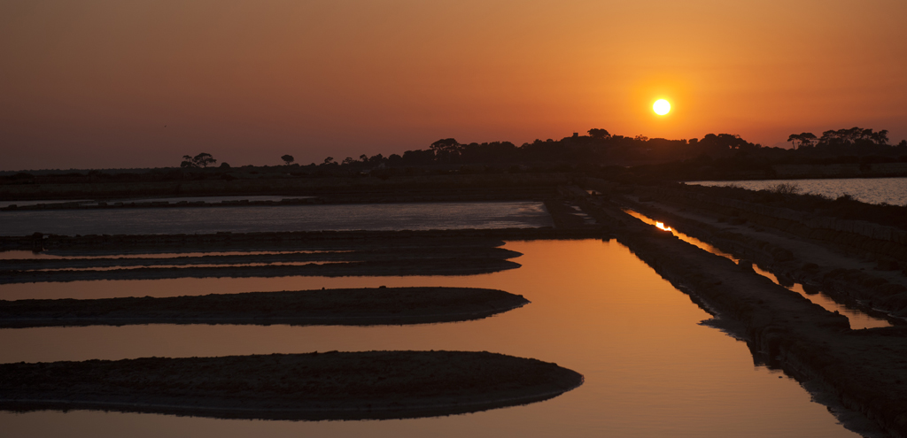tramonto saline Marsala