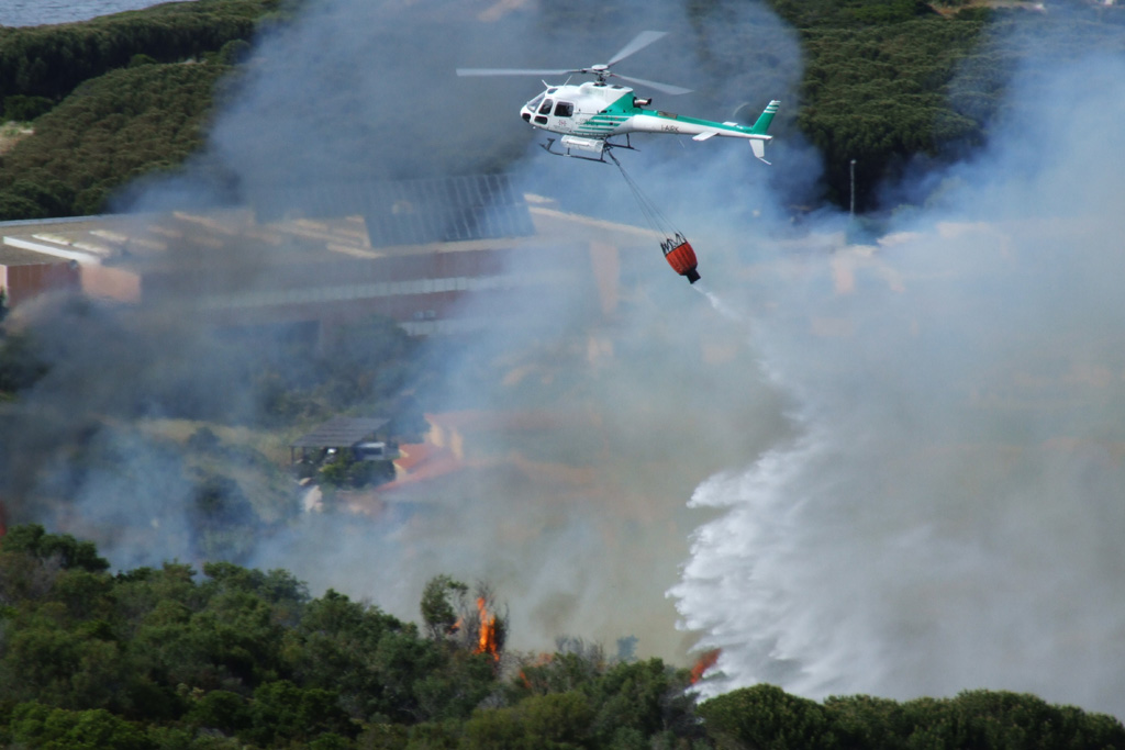 incendio in Sardegna