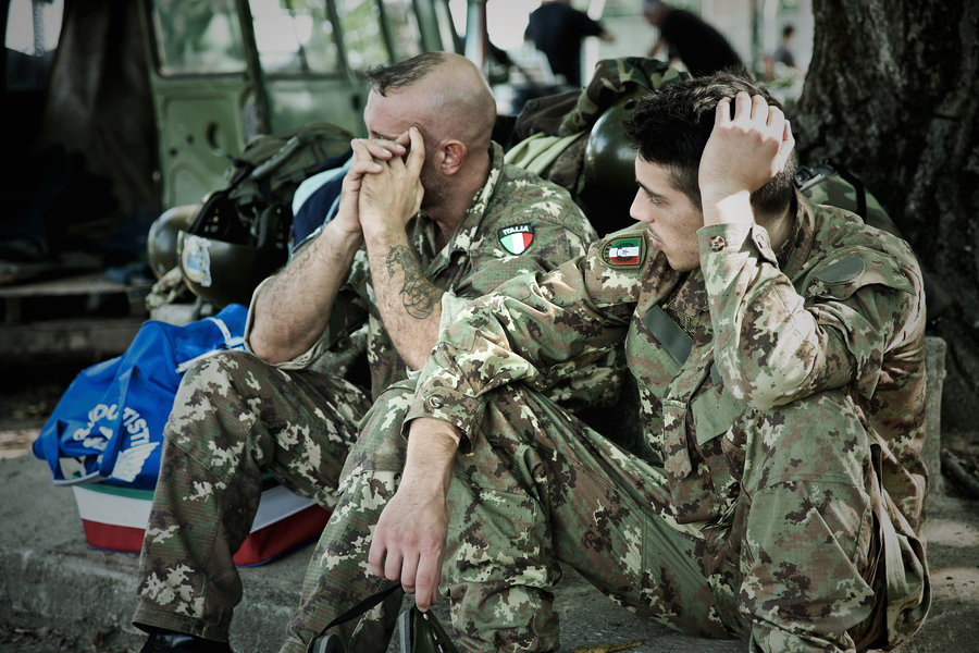 Aspettando l'imbarco