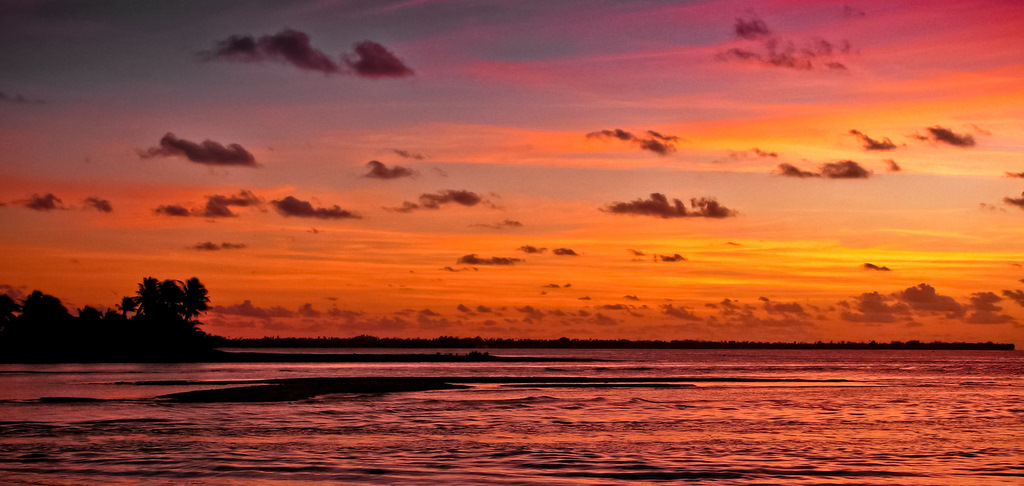 Tramonto sul Pacifico