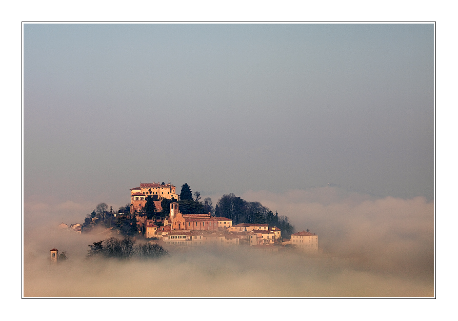 Island in the clouds