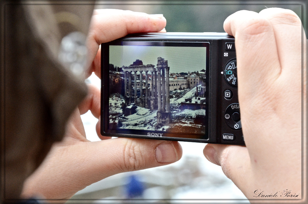 Ricordo di Roma innevata....