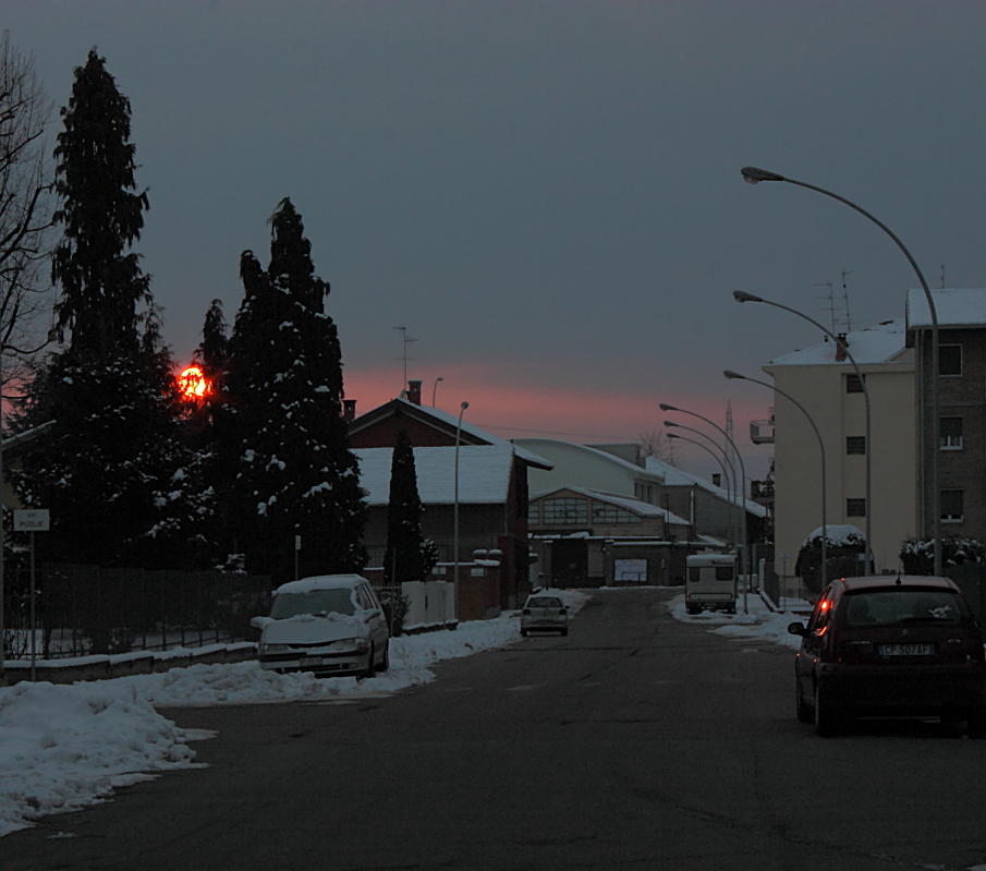 Tramonto in citt� . 2