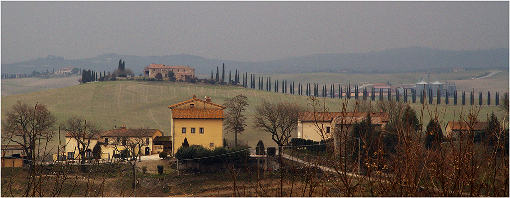 Pomeriggio piovoso nel cuore della Toscana