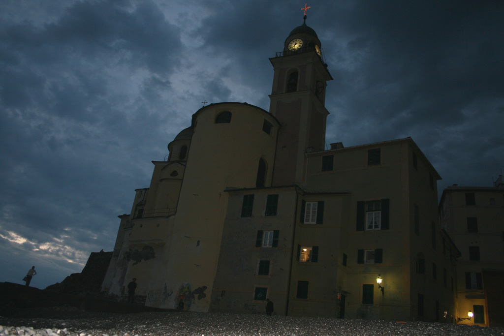 L'imbrunire a Camogli