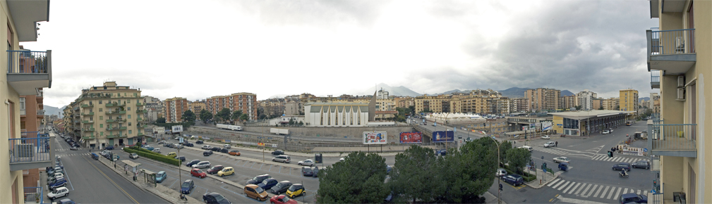 Vista da casa mia d'inverno.