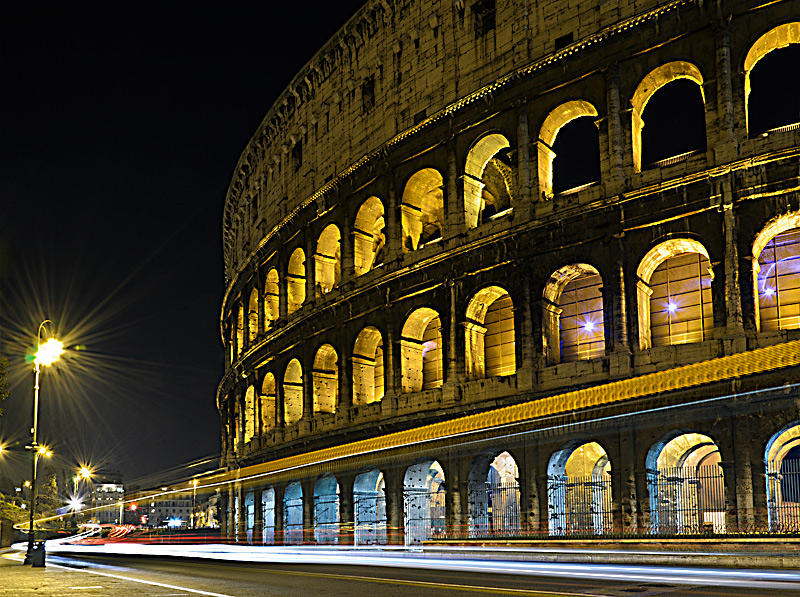 Tempo lungo di esposizione.