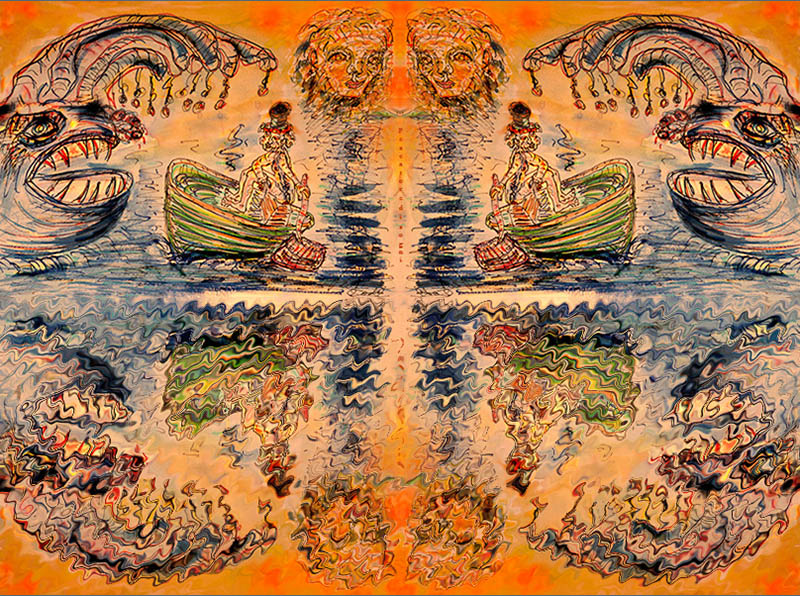 Pescatore di sogni specchiato � Riv