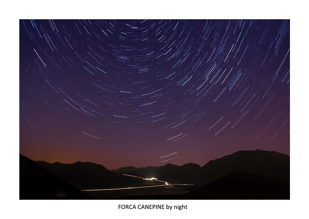 Forca Canepine by night