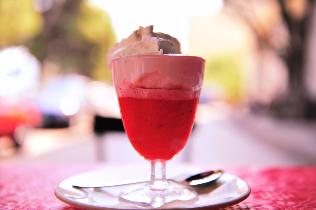 fragola e panna