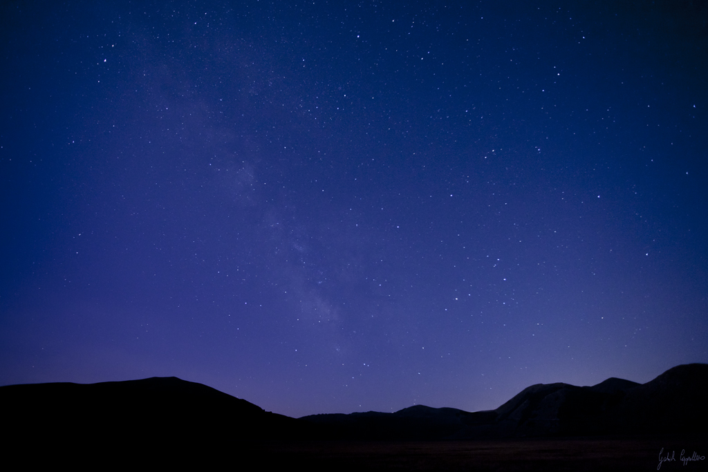 Castelluccio by night
