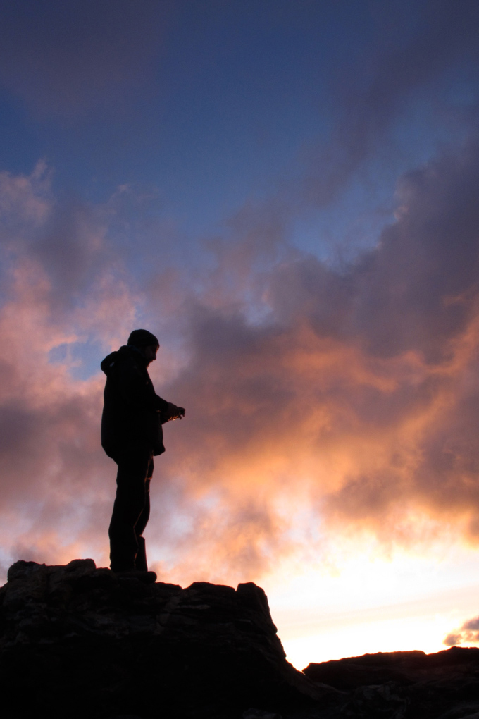 pensieri al tramonto