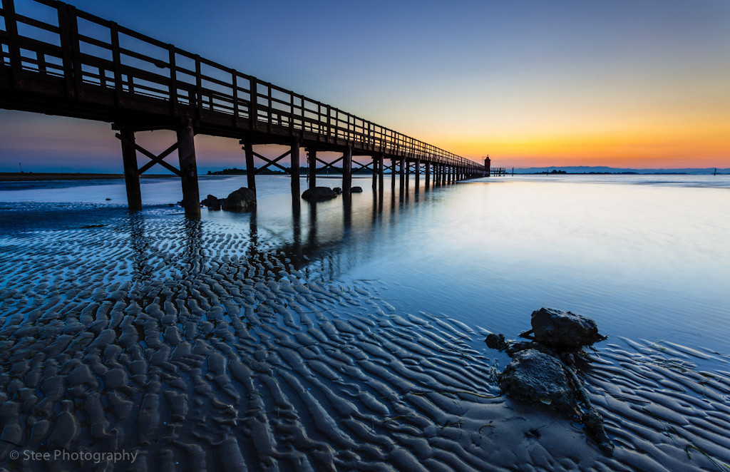 Alba al pontile (Lignano Sabbiadoro)