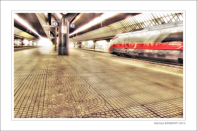 il frecciarossa alla stazione Certosa...