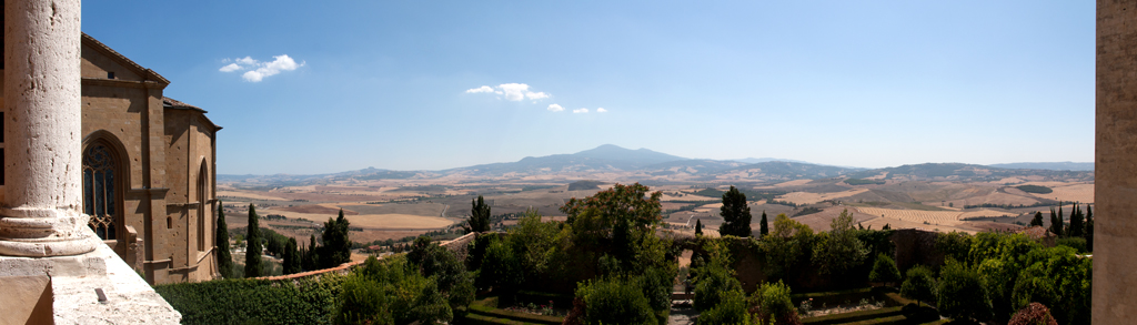 Panorama dal palazzo Piccolomini