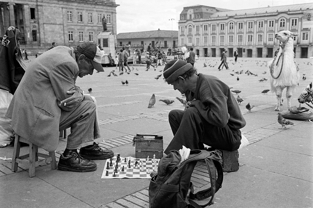 en las calles de Bogot� - reportage