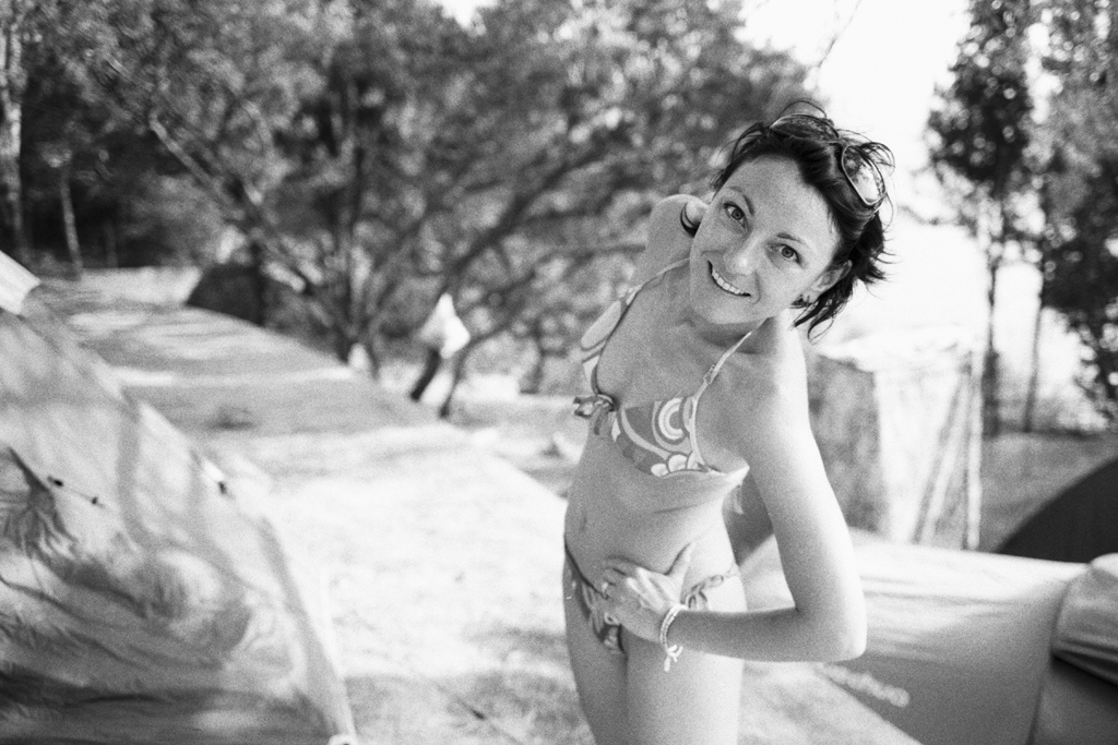 Ritratto vacanziero e spensierato