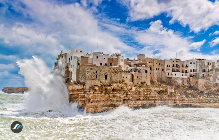 Polignano in tempesta