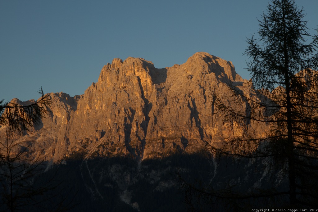Breathless - Pale di San Martino burning at the sunset