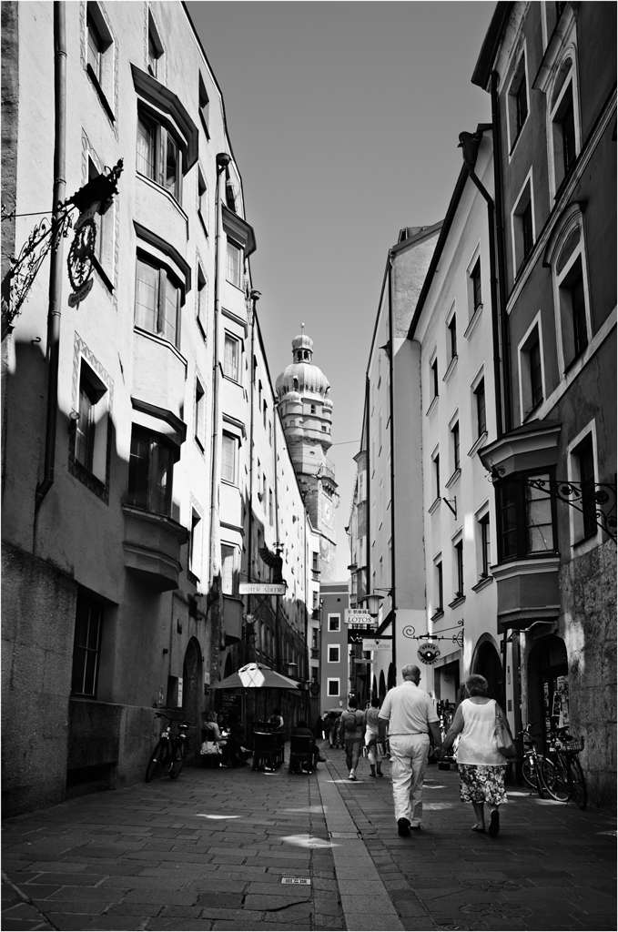 innamorati per le strade di Innsbruck