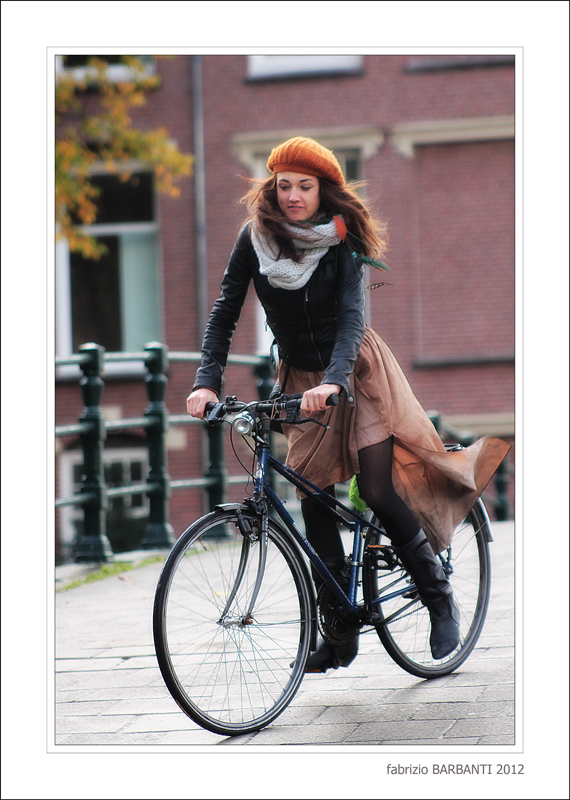 passeggiando in bicicletta