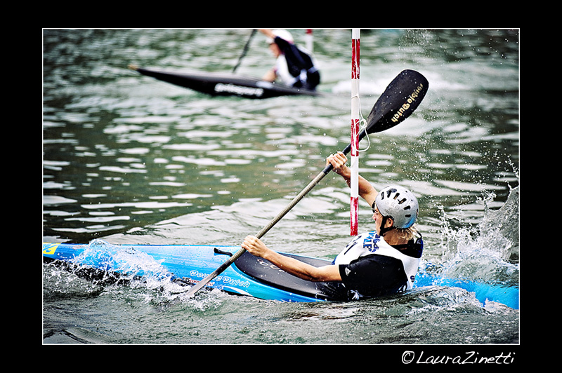 Slalom all'ultima pagaiata