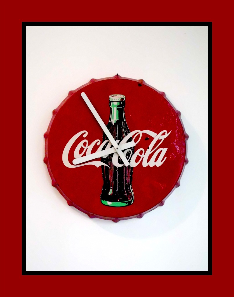 Clock of Cocacola