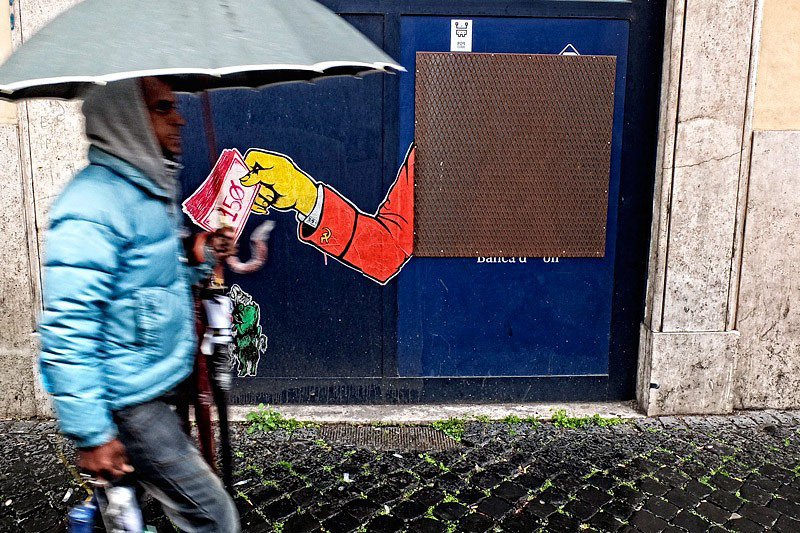 Il venditore di ombrelli