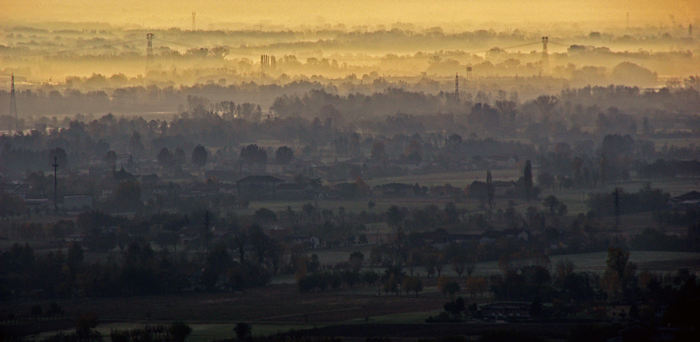 Prime luci sulla pianura