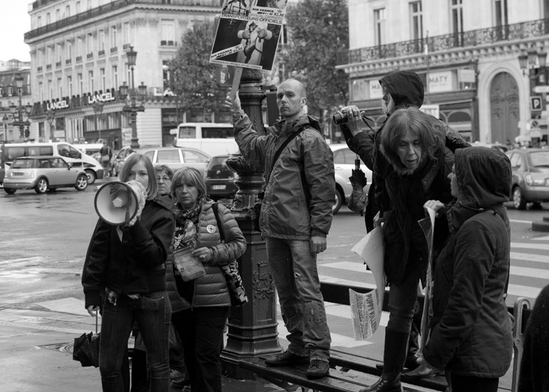 Protest in Paris