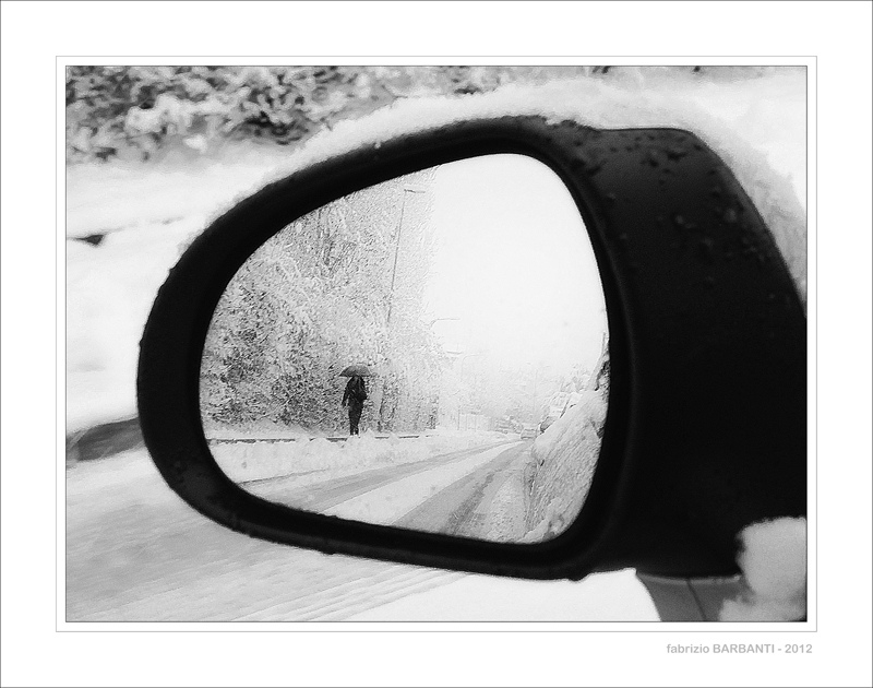 immagini riflesse di un inverno quotidiano