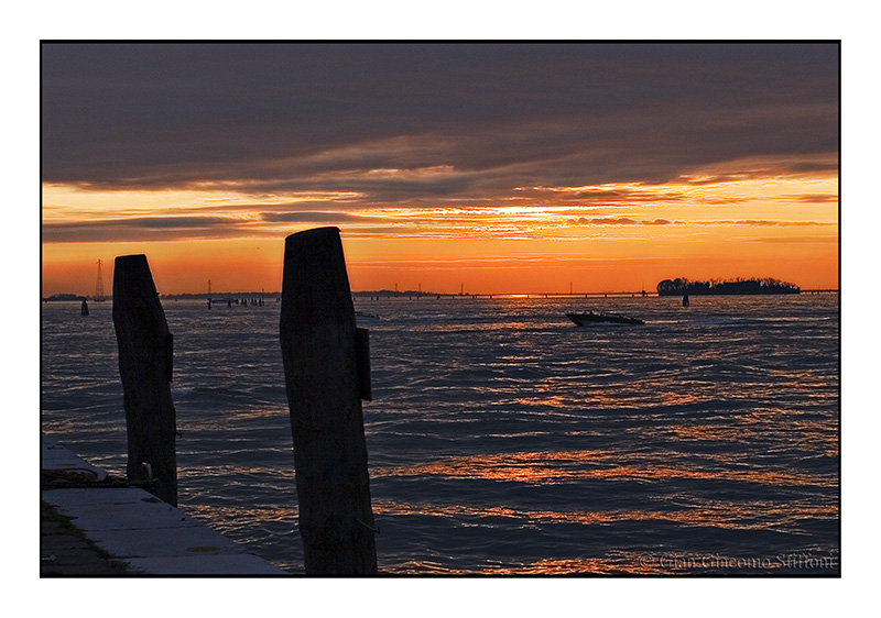 Tramonto in laguna